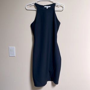 Elizabeth and James Halter Dress. Color: navy blue. Size 4.